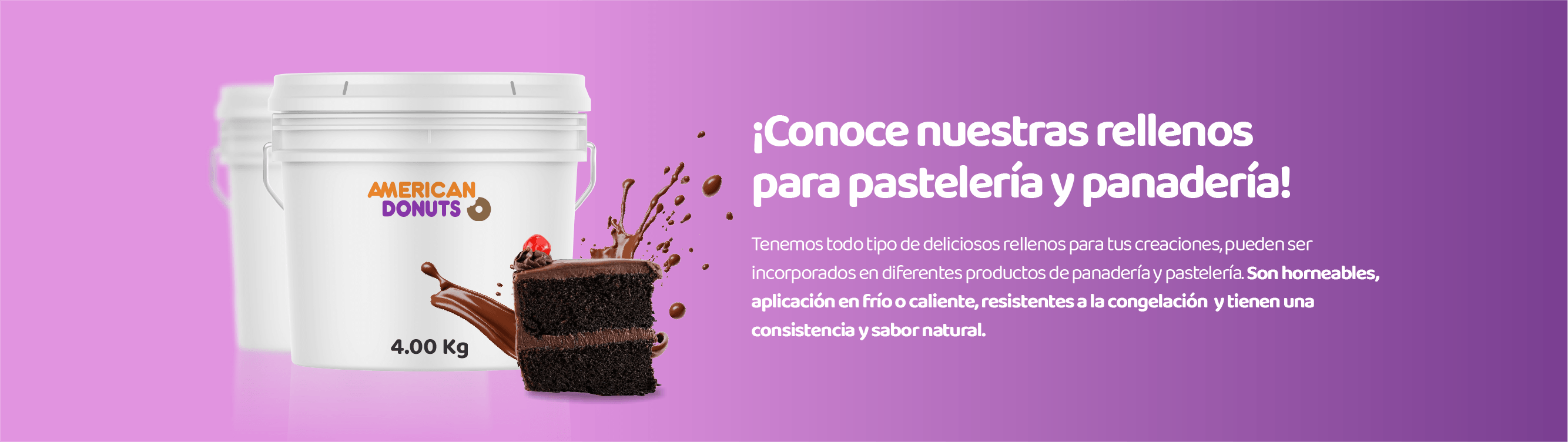 Imagen conoce nuestros rellenos para pastelería y panadería!